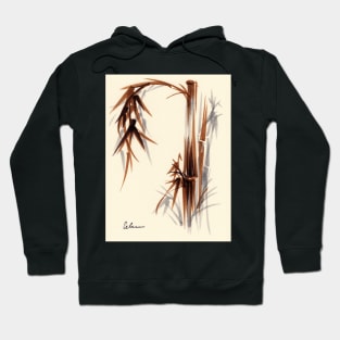 Huntington Gardens Plein Air Bamboo Drawing #1 Hoodie